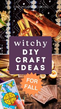 Autumn witchy crafts ideas for fall