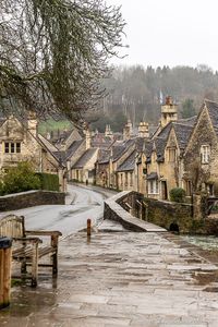 This is Castle Combe, Cotswolds. This Bath and the Cotswolds itinerary is a great travel itinerary for England. It will show you the best of Bath, Somerset and some of the best villages in the Cotswolds.