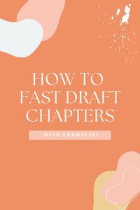 Writing a novel quickly and effectively is a skill. Here’s a universal formula to help you get started on fast drafting.   #writingcommunity #writingtips #writinganovel #writing #novelwriting