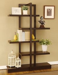 Addison Cappuccino Bookcase Display Stand | Overstock.com