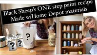 🤯 MAKE AT HOME 1 STEP PAINT! DIY EASY to find Ingredients!  Furniture Flip Paint Recipe