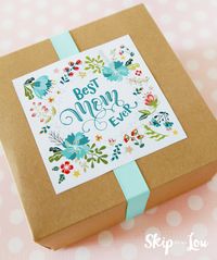 Free printable mother’s day gift tags and gift ideas #mom #mothersday #giftideas