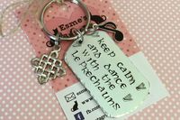 #CelticGift, #leprechaungift, #leprechaunkeyring, #Handstamped, #KeyRing, #GiftforHer, #Giftforhim, #celtickeyringgift, #familygift