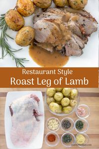 When it comes to preparing lamb, simplicity is always best. Oven-roasted with a coating of grain mustard and chopped garlic, spices and fresh herbs, served with baby roasted potatoes and pan gravy, it's going to be a culinary event to remember!