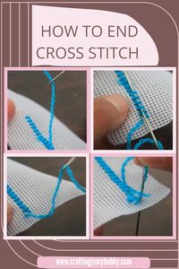 Two things beginners must learn in making cross stitch embroidery are starting and ending the embroidery. For more details read this post.