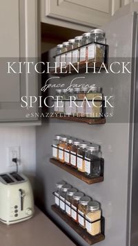 Spice Rack Space Saver! Great for small kitchens