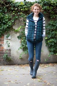 OUTFIT: OLD NAVY PLAID VEST - Design Darling