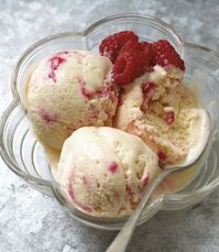 Peach Melba Ice Cream