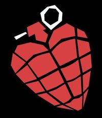 I'd like to incorporate this heart grenade into a tattoo because green day was the first rock concert I went to. :)