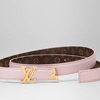 LOUIS VUITTON® - Pretty Lv 20mm Reversible Belt - Rose Ballerine