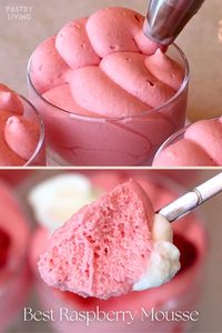 Fluffy Raspberry Mousse