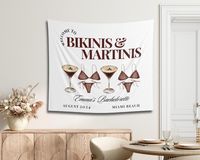 Espresso martini bachelorette Celebrate Her Escape: Custom Love is brewing Bachelorette Banner with Bride's Name, Date & Location! Planning an epic bachelorette getaway for your bestie? Make it unforgettable with our custom Espresso Martini Bachelorette Tapestry! This eye-catching coffee-themed decoration is the perfect way to personalize the party space and celebrate the bride-to-be in style.  Here's why your crew will love our Personalized Bachelorette Party Decorations: Our advanced printing