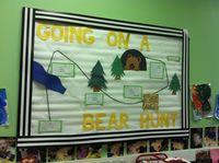 Bear hunt bulletin board