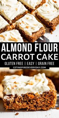 This Almond Flour Carrot Cake is a healthier option but still perfectly moist and fluffy, topped with luscious cream cheese frosting. This cake is naturally gluten-free thanks to the almond flour, and paleo-friendly with the dairy-free frosting options. It's also healthier than the classic cake because it's made with avocado oil for healthy fats and some coconut sugar as well. Try this recipe for your next family dinner, birthdays, and of course you'll need this carrot cake for Easter.