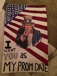 Uncle Sam prom ask totally gave chance this idea