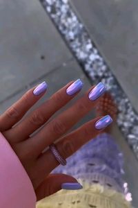 Dazzle with Light Blue & Purple Chrome Nails! 💙💜 Explore stunning nail art ideas blending ethereal hues for a mesmerizing touch. Elevate your manicure game with radiant chrome finishes. ✨ #NailArt #ChromeNails #BluePurpleNails @icegel_global