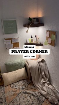 Brianna Friedman | Make my prayer corner with me🤍🙏🏽 Transparency: Lately, I haven’t been spending as much time as I want to in prayer with God. I thank God... | Instagram