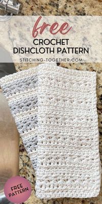 Enhance your kitchen decor with our textured free crochet dishcloth pattern! Elevate your dishwashing routine with this easy and stylish project. The delightful texture adds a touch of elegance to your home. Dive into the world of crochet and create your own masterpiece. Click for the free pattern and crochet your way to a textured kitchen!