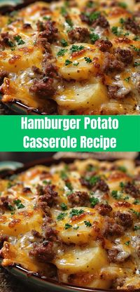 Hamburger Potato Casserole Recipe Ingredients: 1 ½ Pounds Of Ground Beef 4 Large Russet Potatoes