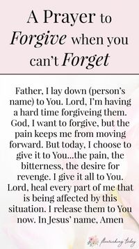 Have you ever forgiven someone, only to have the "feelings" come up again? Here are a few tips on how to forgive when you can't forget. #health