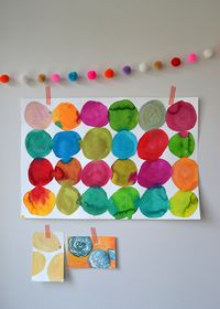 Circle paintings // Kandinsky inspired | {art bar} for Small for Big