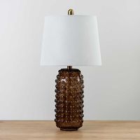 Adobe Glass Hobnail Table Lamp from Kirkland's