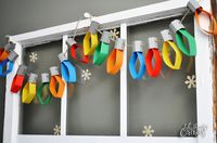 This Christmas lights garland is a simple project that will level up your holiday decor and maybe even give the kids something to do on a stormy day.