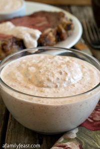 Creamy Horseradish Sauce - A Family Feast®