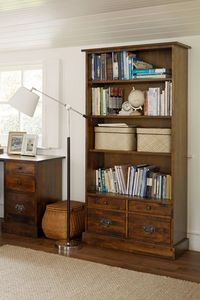 Buy Laura Ashley Dark Chestnut Garrat 4 Drawer Single Bookcase from the Next UK online shop