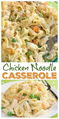 Chicken Noodle Casserole - The Weary Chef