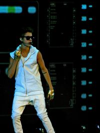 Performing live at the ”Believe Tour” at the Target Center in Minneapolis, Minnesota - USA