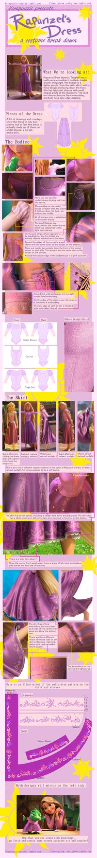 This will help very much with drawing rapunzel's dress!