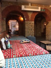 The Wombats hostel in London has the cutest underground chillout zone :)