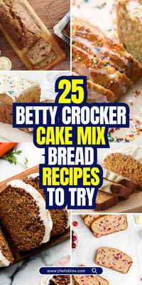 If you think cake mix is only for making cakes, think again! Betty Crocker cake mix can be your secret weapon in the kitchen, opening up a world of delicious possibilities beyond the traditional dessert. With its convenience and consistent results, cake mix can be transformed into a variety of scrumptious breads that are perfect for breakfast, snacks, or even dessert. In this collection of 25+ delicious Betty Crocker cake mix bread recipes, you’ll discover an array of innovative and mouthwatering options—from moist banana bread and rich chocolate loaves to zesty lemon and nutty pumpkin bread. Get ready to unleash your creativity and impress your family and friends with these easy-to-follow recipes that bring a delightful twist to classic baking!