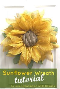 Sunflower - wreath