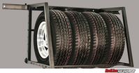 Our adjustable tire storage rack can store tires and wheels of varying sizes by adjusting the width and depth of the telescopic tubes.