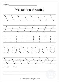 Find and Download Printable Worksheets for preschool, kindergarten and kids. #printable #worksheet #activity #preshool #bookactivity #tracing