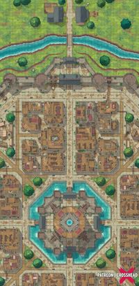 Gemhold, a city under siege [90x44] : battlemaps