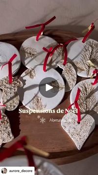 1M views · 15K reactions | Fun and easy ornaments that can be achieved with air dry clay and baking clay.
🎄🎅🎨
#creativity #art #artsupplies #holidayseason #christmasart #ChristmasObsessed #HolidayVibes #Christmas #EverythingChristmas #christmasdecor #christmastime #winter #artprocess #paintingprocess #trending #trend #cozy #homedecor

Posted @withregram • @aurore_decore [EDIT: Pour les références du matériel utilisé, c’est en storie permanente « lien DIY Noël »😃!👆🏼✨]
#noel2024 #diy | Curry's Artists' Materials