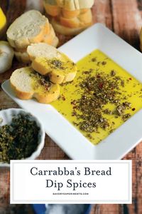 Carrabba's Olive Oil Bread Dip Best Bread Dipping Oil Recipe! - Get the special blend of spices to make Carrabba's Olive Oil Bread Dip at home! I bet you already have everything for this Italian bread dipping oil. #carrabbasoliveoilbreaddip