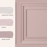 Get a wood effect look in minimal time with the Redbrook Wood Panel wallpaper. Offering the timeless look of wood paneling, this rectangular design offers an on-trend appeal. This blush colorway adds a soft and contemporary feel to any room. A special type of removable wallpaper that is designed to stick on the wall and peel off easily Quick & easy 'Paste The Wall' application (you apply the paste directly to the wall, no decorating table or pre-cutting required) Spongeable (adhesive may be wipe