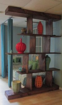 Bookshelf/Room Divider. $475.00, via Etsy.