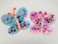 Easy butterfly craft for toddlers!