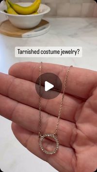 DeLancey Carson | Real, Relatable DIY | Jewelry cleaning hack! All you need a bowl with aluminum foil (shiny side out) and then mix a tablespoon of salt and a tablespoon of baking... | Instagram