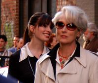 Meryl Streep as Miranda Priestly 2006 The Devil Wears Prada #2005 #MerylStreep #MirandaPriestly #OnSet #October31 #TheDevilWearsPrada #NewYorkCity #NewYork #UnitedStates #AnneHathaway