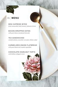 Printable Dinner Party Menu Template for your next Dinner Party or Holiday Gathering! | dinner party ideas | holiday dinner ideas |