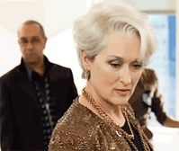 Meryl Streep as Miranda Priestly | 2006 The Devil Wears Prada #merylstreep #mirandapriestly #gif #2006 #thedevilwearsprada #filmscene #andemily #thatsall #quotes