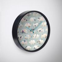 Psychedelic Bears | Clock by Angelo Cerantola.   Gift something original these holidays.