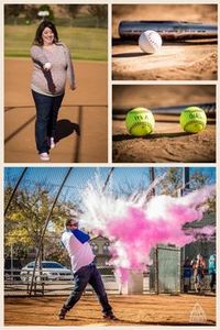 Gender Reveal!! Baseball/ softball style!