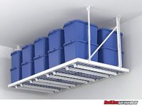 The 4' x 8' Overhead Storage Rack offers a number of features that make it both versatile and strong. You will be able to Store up to 600 LBS. of evenly distributed weight on this rack.